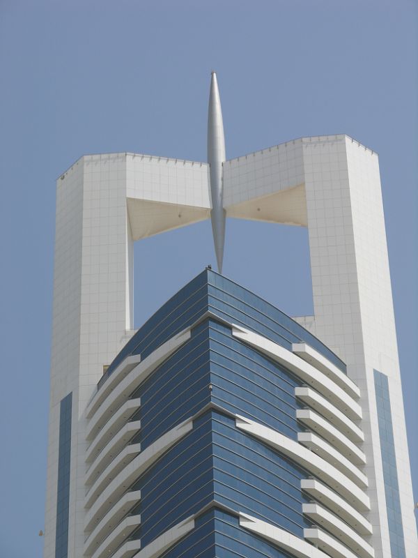 Dubai Sheikh Zayed Road 09 Chelsea Tower Top Close Up